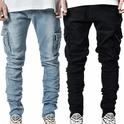 Fernand | Men's Denim Cargo Trousers