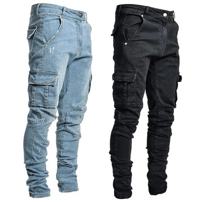 Fernand | Men's Denim Cargo Trousers