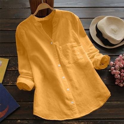 Ladies Linen Blouse - Marcela