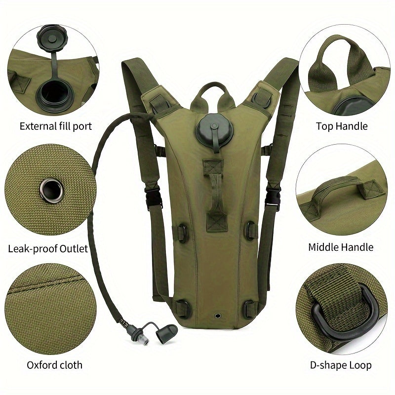 Trinkrucksack mit Wasserblase zum Wandern und Campen