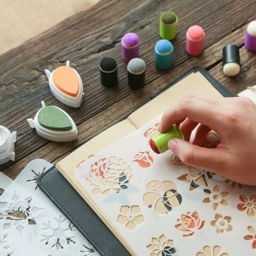 Kit de pintura de dedos | Set creativo de bricolaje