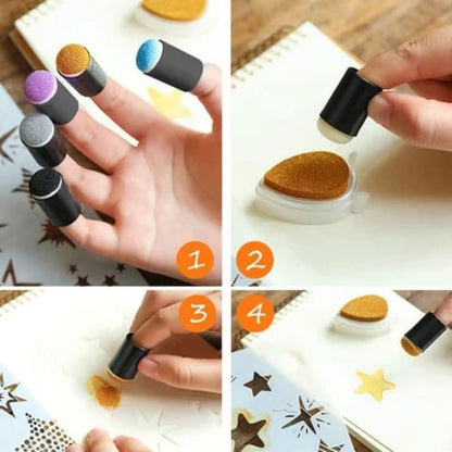Kit de pintura de dedos | Set creativo de bricolaje