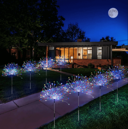 Solar LED Firework Garden Lights