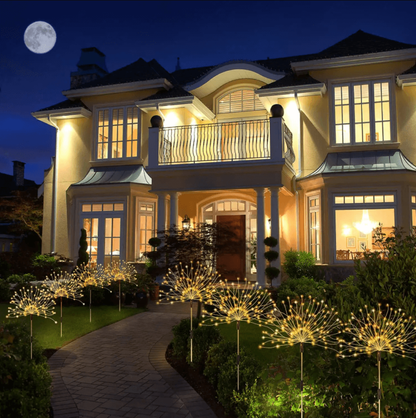 Solar LED Firework Garden Lights