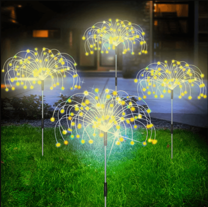 Solar LED Firework Garden Lights