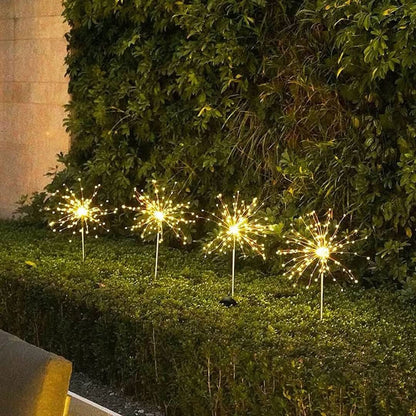 Solar LED Firework Garden Lights