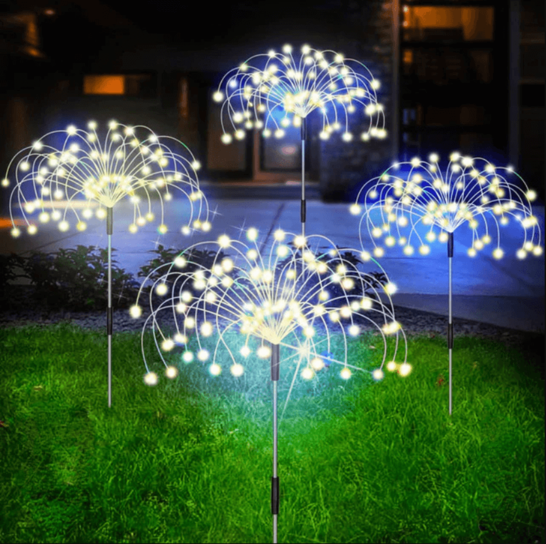 Solar LED Firework Garden Lights