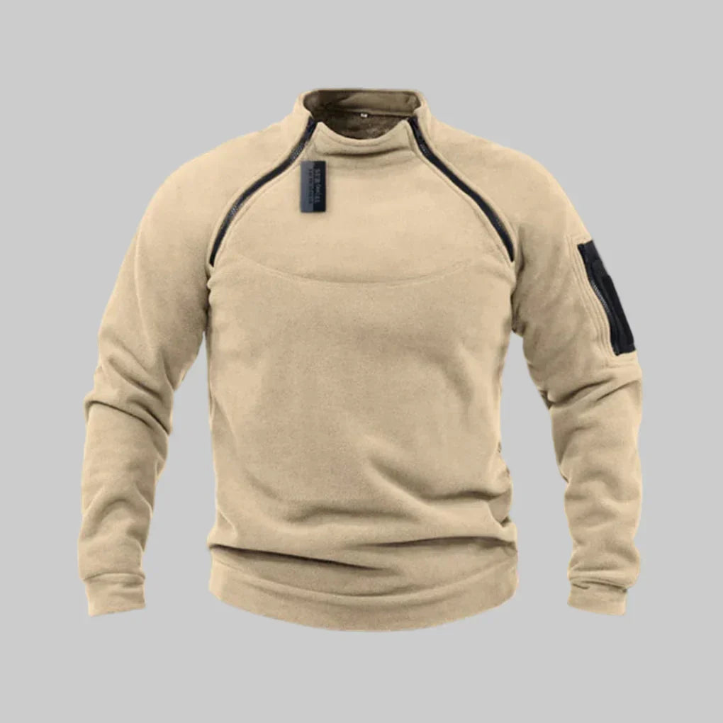 fleece sweater for men – functional layer for outdoor and field use