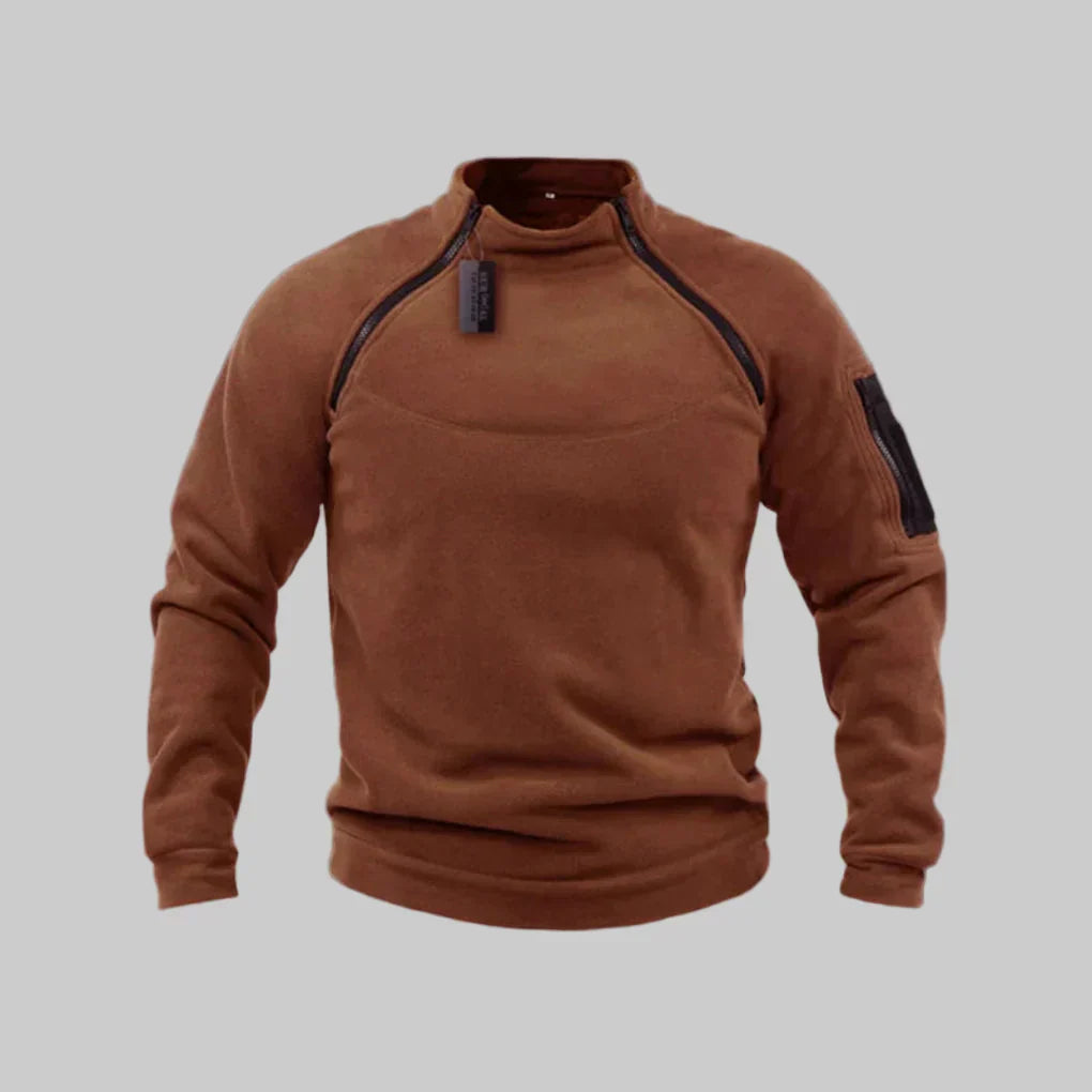fleece sweater for men – functional layer for outdoor and field use