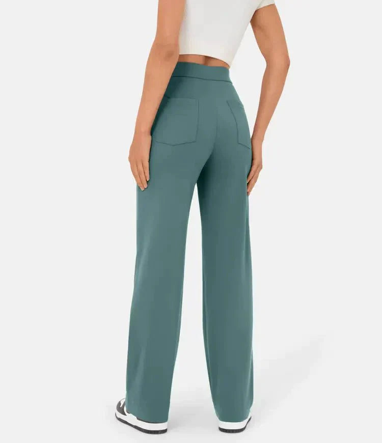 Fleur | Elastic High-Waisted Trousers