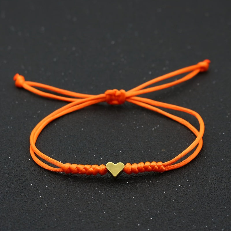 Fleur | Festive Woven Heart-Shaped Bracelet