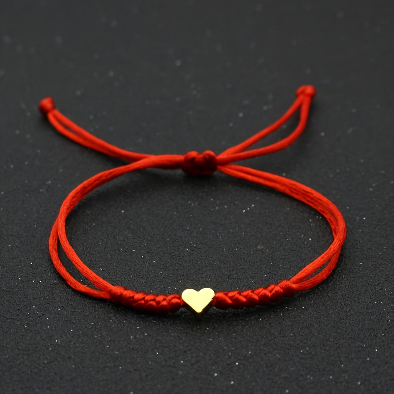 Fleur | Festive Woven Heart-Shaped Bracelet