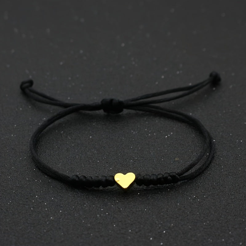 Fleur | Festive Woven Heart-Shaped Bracelet