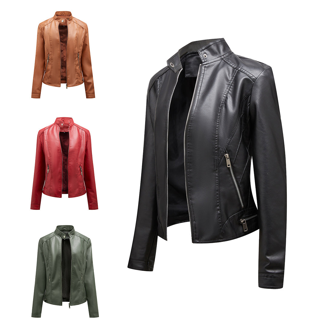 Fleur | Stylish Leather Jacket