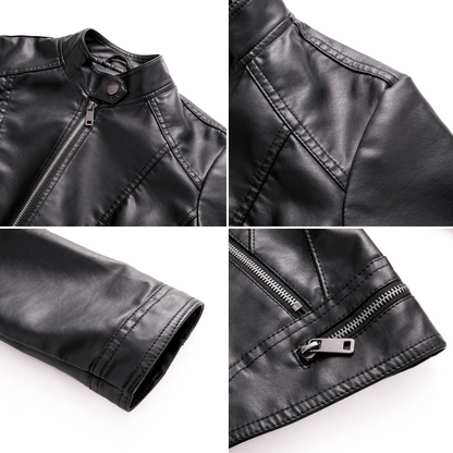 Fleur | Stylish Leather Jacket