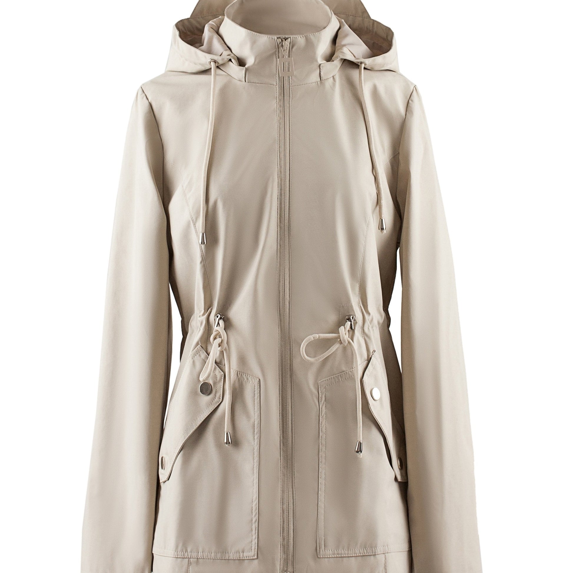 Floor | Waterproof Tailored Spring and Autumn Jacket with Hood