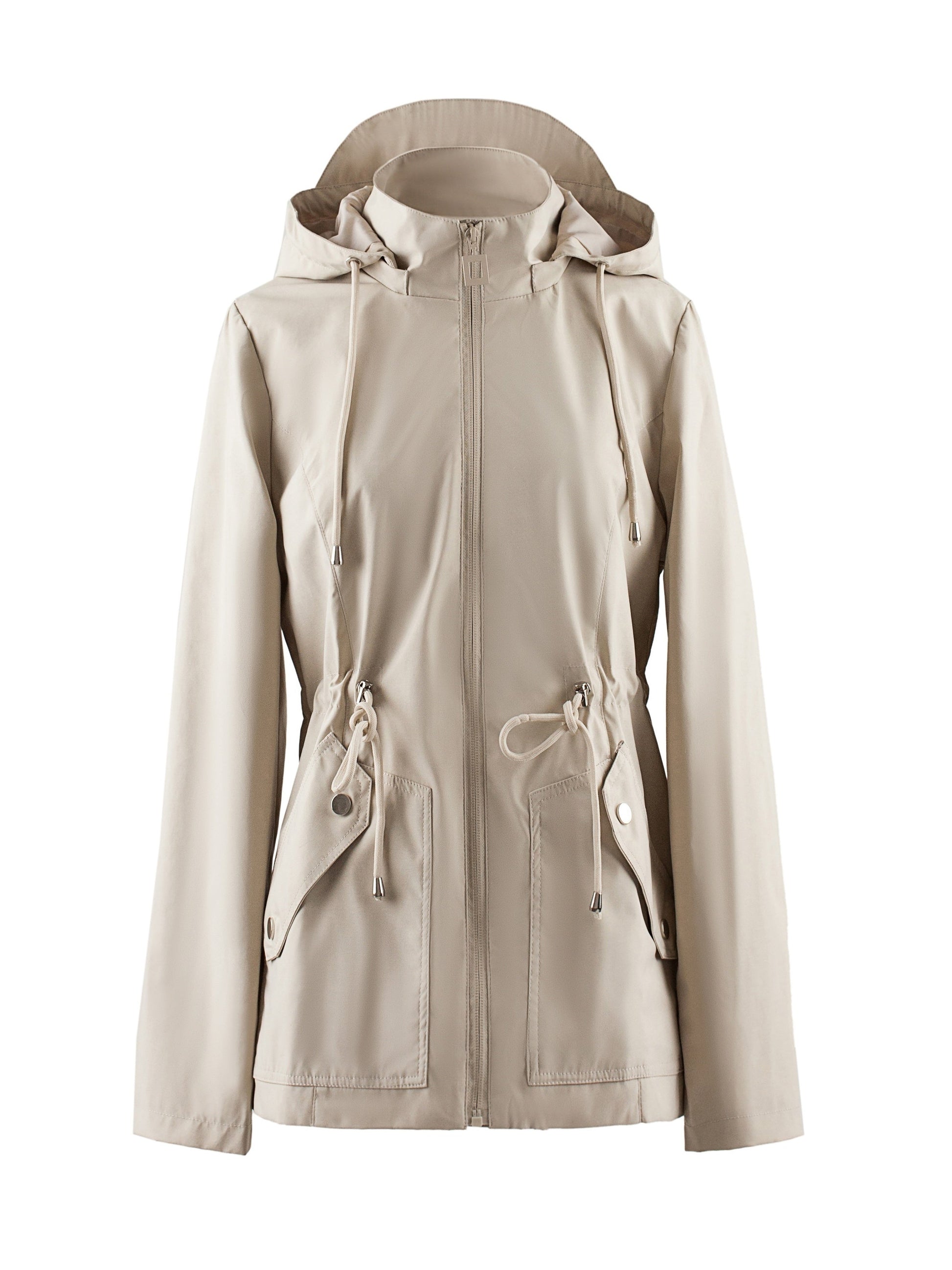 Floor | Waterproof Tailored Spring and Autumn Jacket with Hood