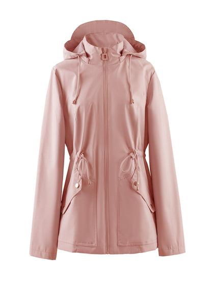 Floor | Waterproof Tailored Spring and Autumn Jacket with Hood