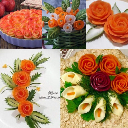 Flower Roller | Spiraalsnijder voor groenten en fruit