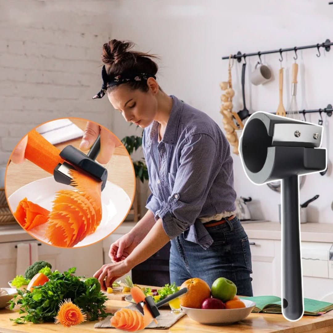 Flower Roller | Spiraalsnijder voor groenten en fruit