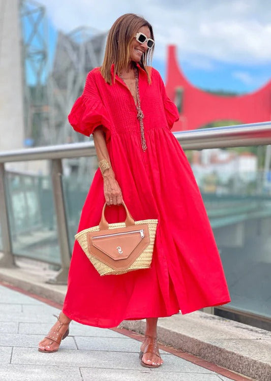 Elegantes rotes Kleid - Bella
