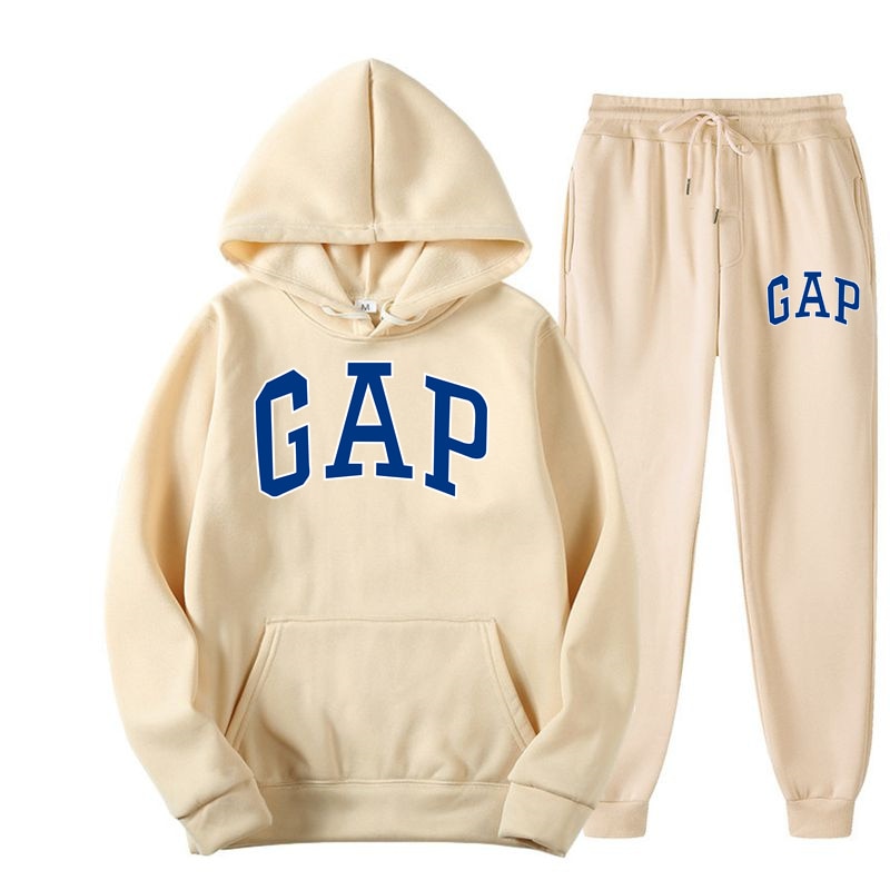 GAP | Modern and Comfortable Women's Jogging Suit with Hood and Text