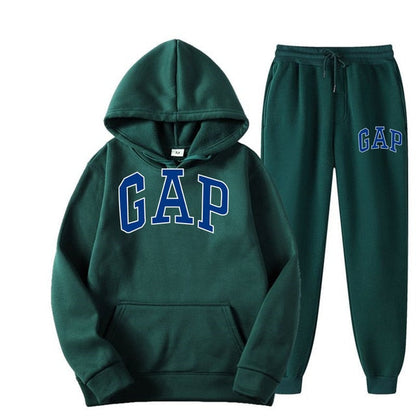 GAP | Modern and Comfortable Women's Jogging Suit with Hood and Text
