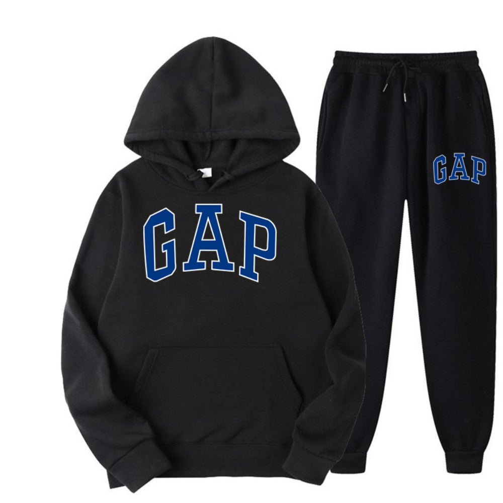GAP | Modern and Comfortable Women's Jogging Suit with Hood and Text