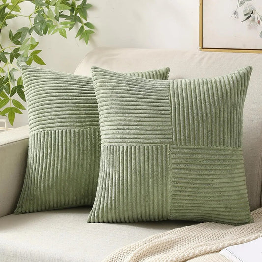 CordCush - Funda de almohada con textura suave de pana