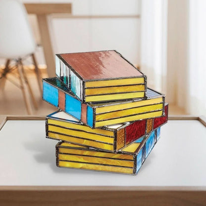 Glasstapellampenbuch | Buntglas