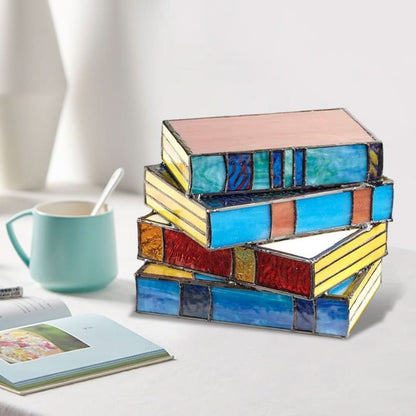Glasstapellampenbuch | Buntglas