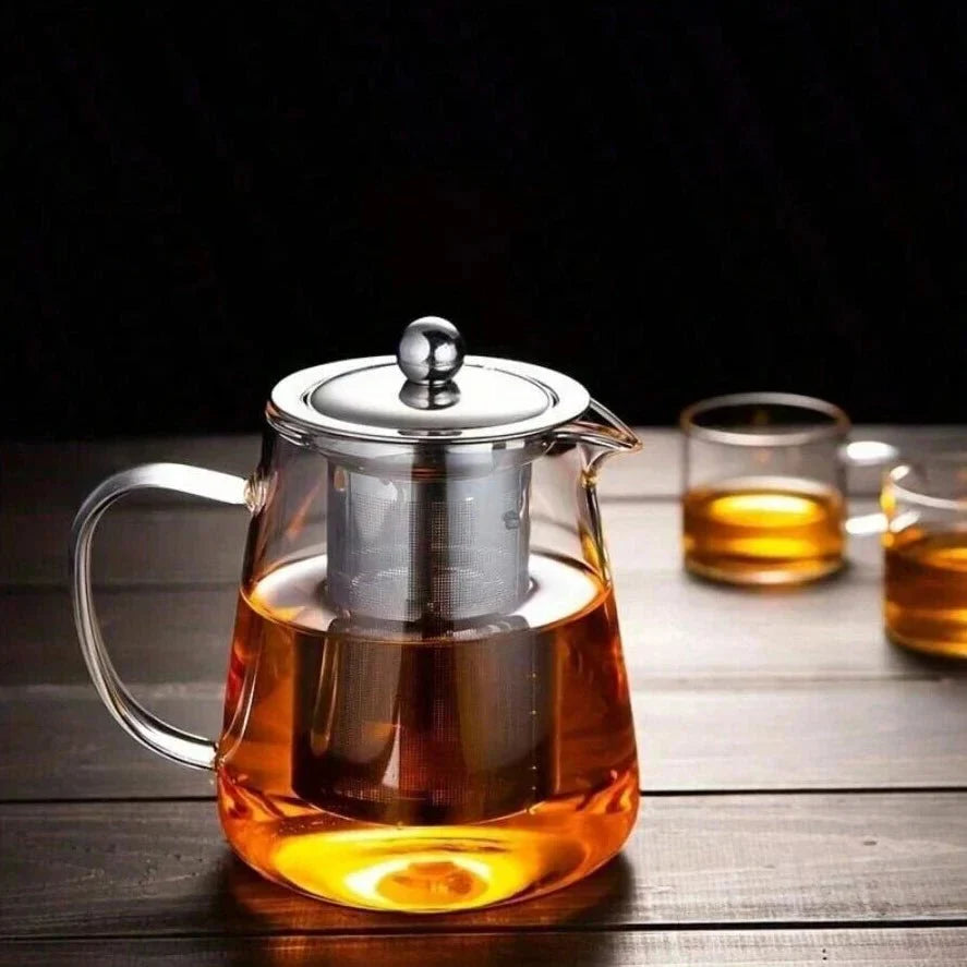 Théière en verre - Infuseur avec filtre pour un thé parfait