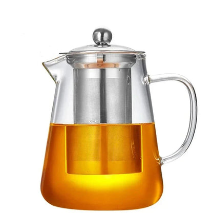 Théière en verre - Infuseur avec filtre pour un thé parfait