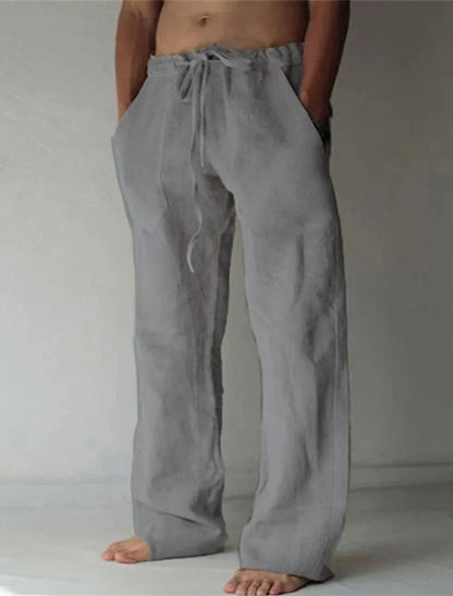 Men's Linen Trousers for Spring & Autumn