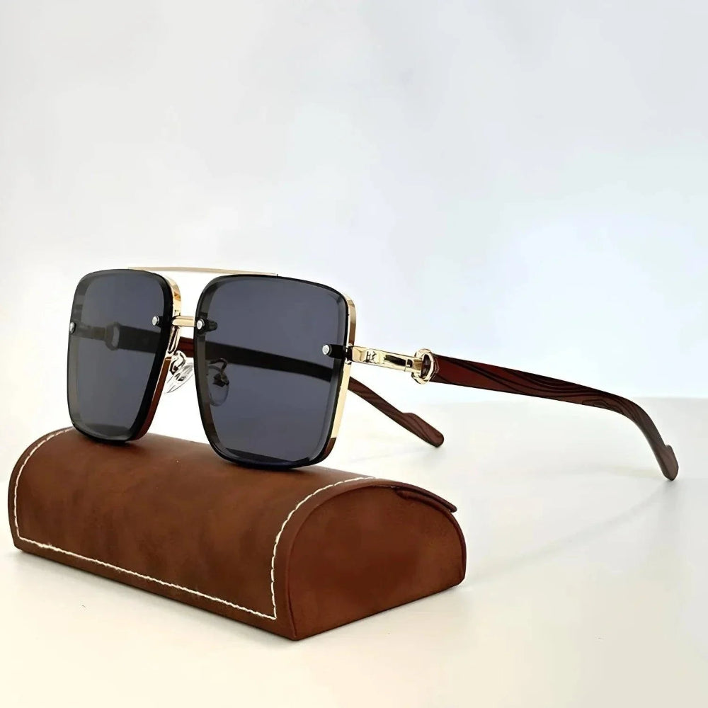 Occhiali da sole vintage in legno – eleganti e unici