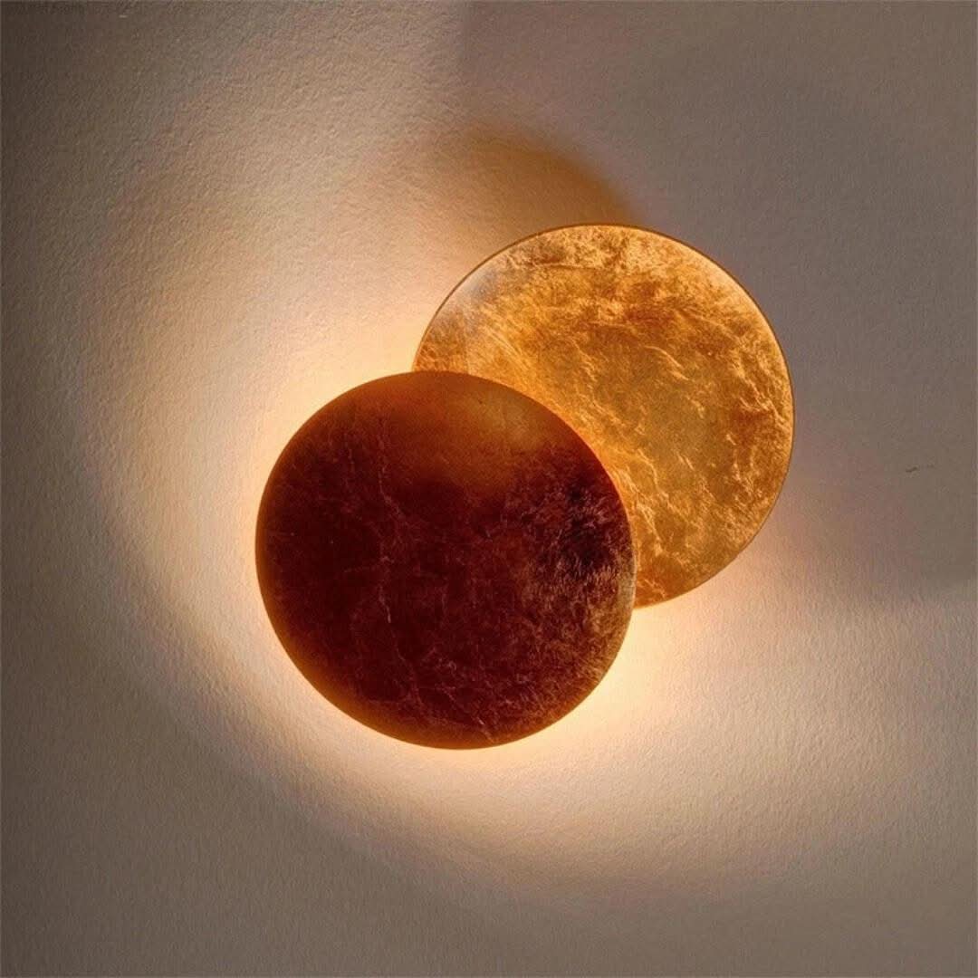 Zlatý eclipse | nástenné svietidlo