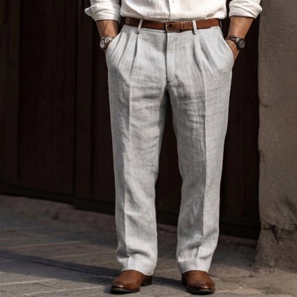 Pantaloni da uomo a vita alta in stile vintage
