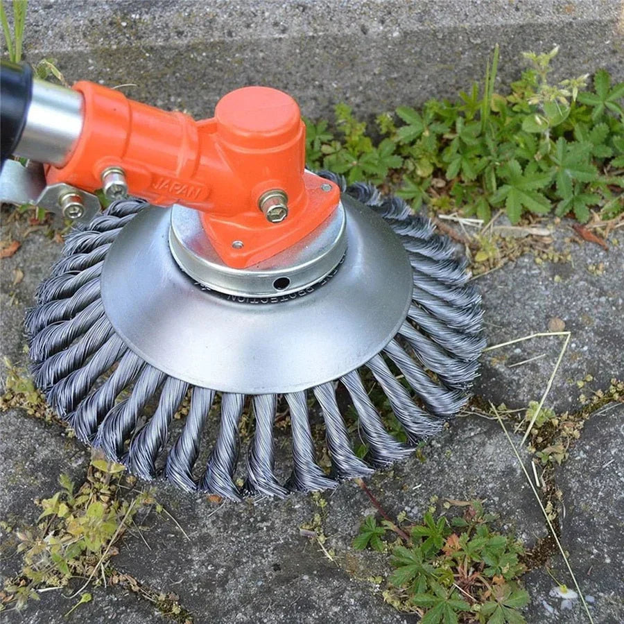 Ugressbørste og trimmer i stål