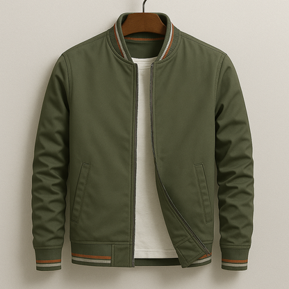 Urban Bomber Men's Jacket with Zip – Modern and Timeless