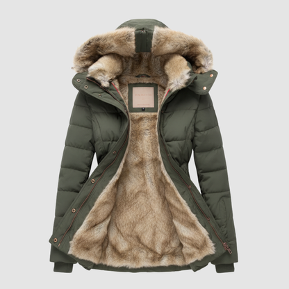 Padded Jacket with Hood for Women