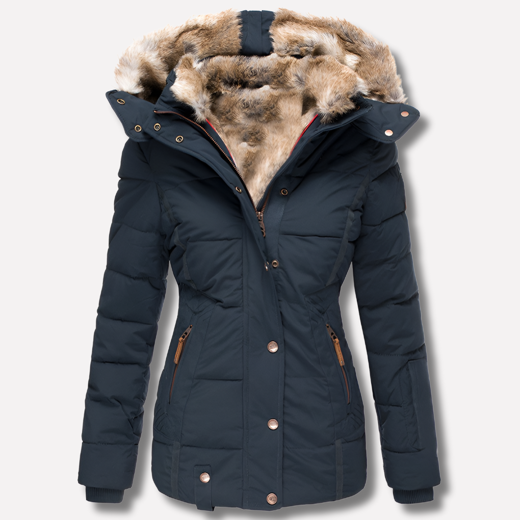 Padded Jacket with Hood for Women