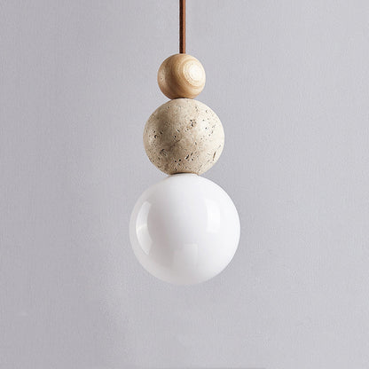 Travertine Pendant Lamp – Minimalistic & Stylish Design