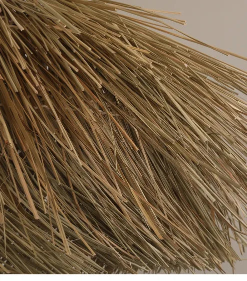 Lámpara colgante de ratán hecha a mano para crear un ambiente cálido y natural en casa