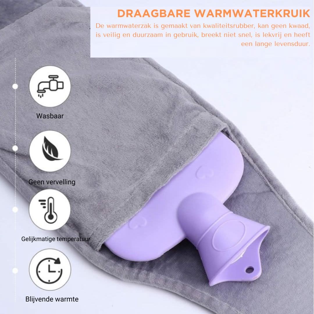 Warmtezak | Pluchen warmwaterkruikriem