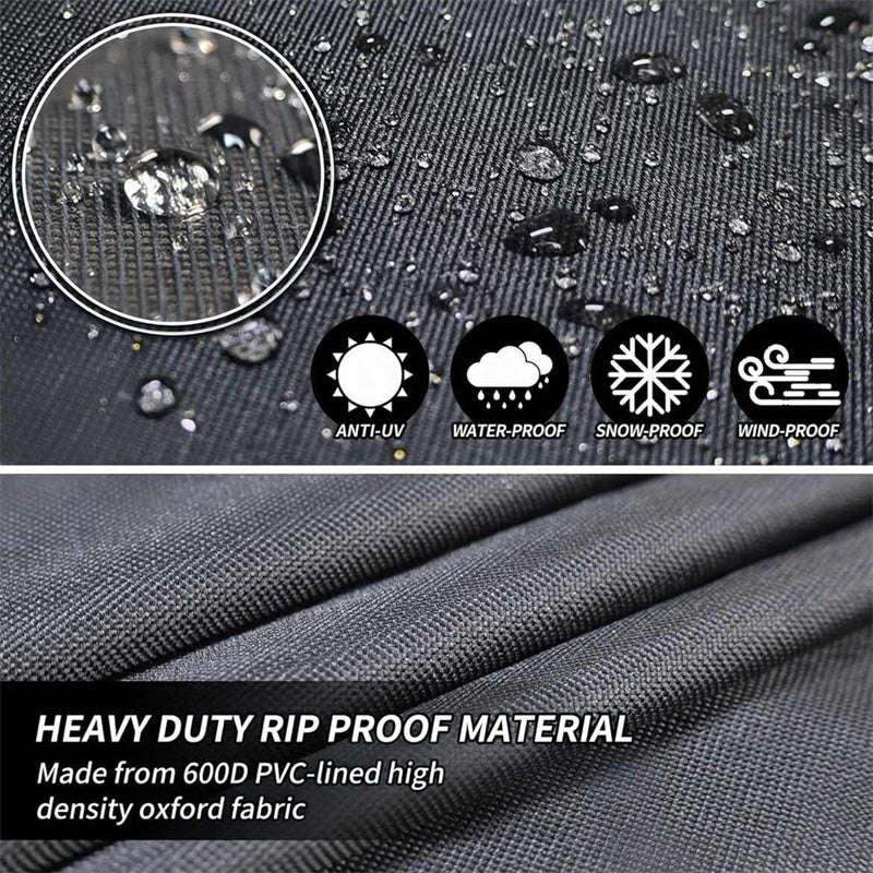 Round Garden Furniture Cover with Air Ventilation