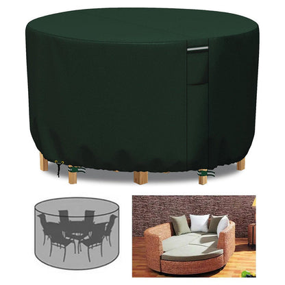 Round Garden Furniture Cover with Air Ventilation