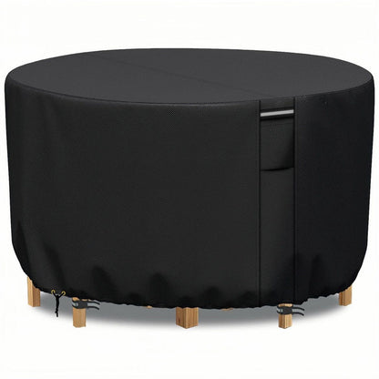 Round Garden Furniture Cover with Air Ventilation