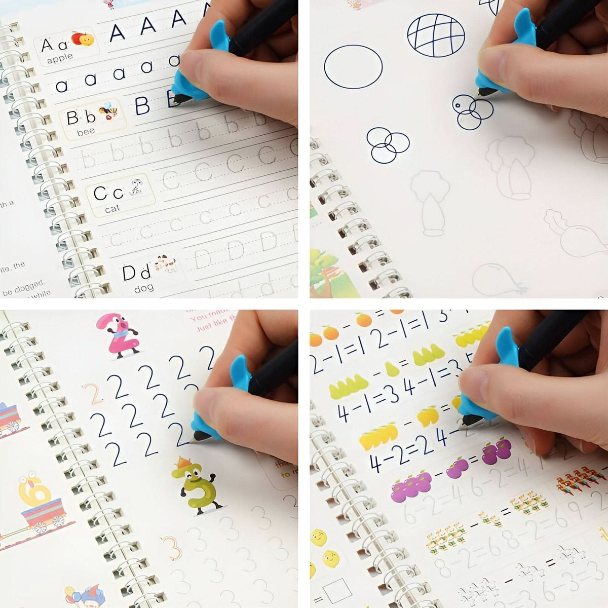 繰り返し使えるなぞり書きブックセット | 4冊