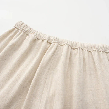 Hessel | Linen Slim Fit Trousers