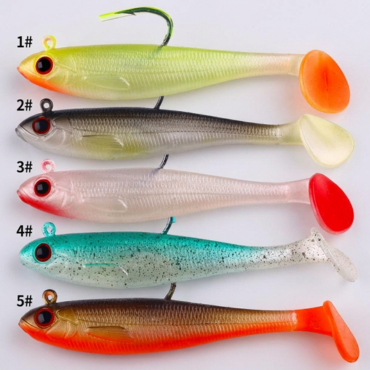 Señuelo de natación Baars & Snoek con cabeza de jig de plomo